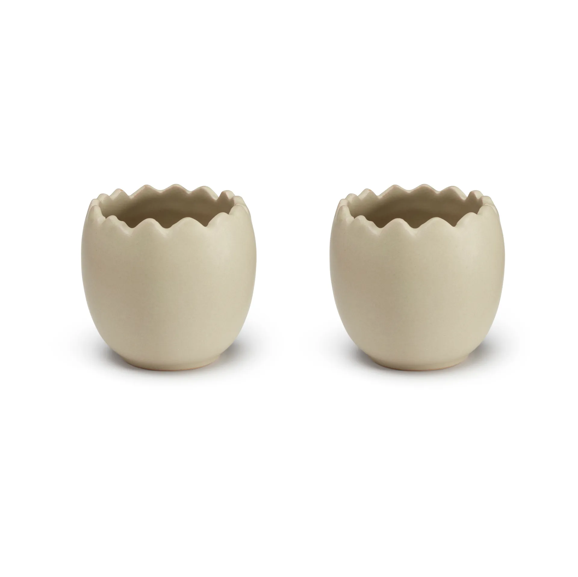 Cooee äggkopp 2-pack, Sand Cooee Design