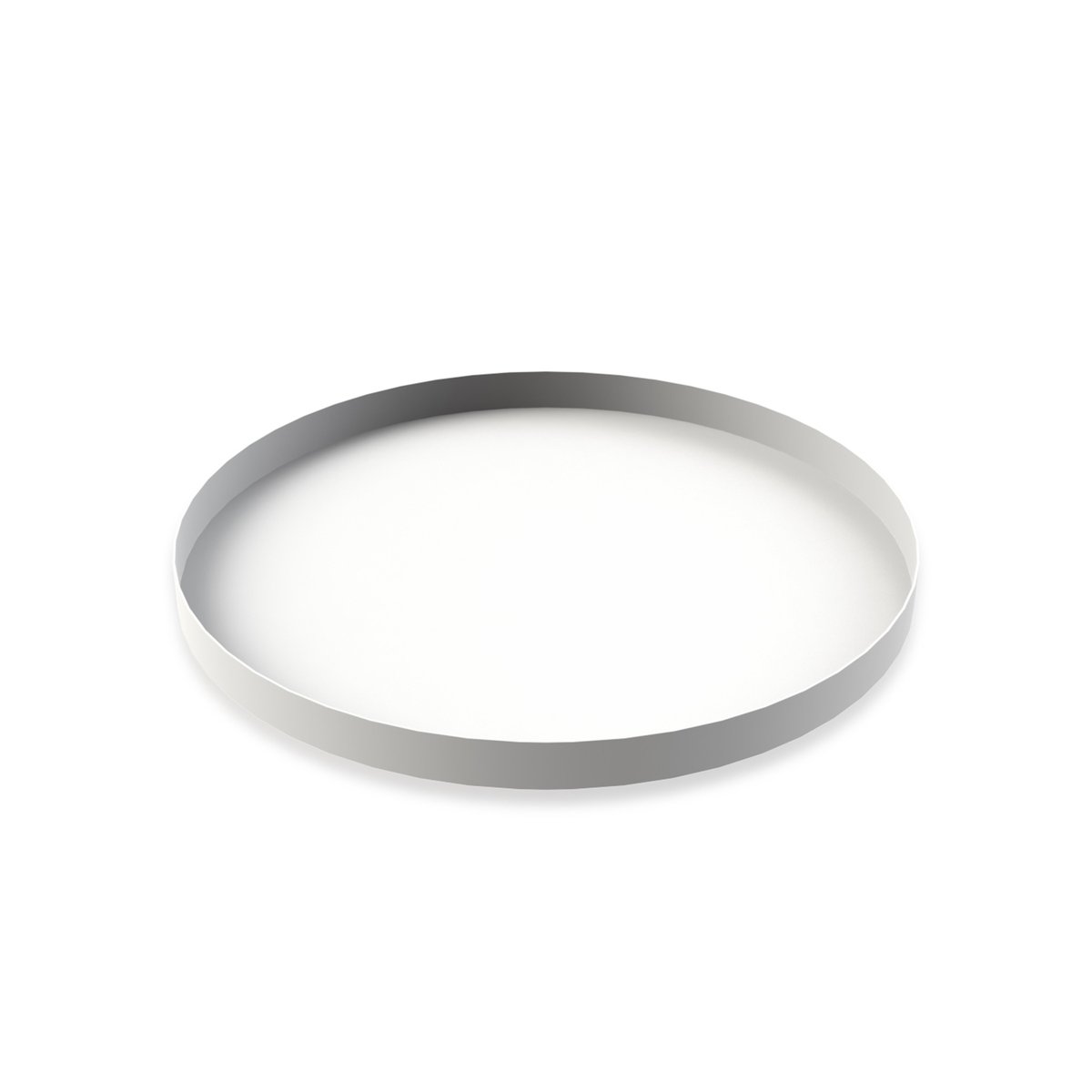 Cooee Design Cooee bricka 30 cm rund white | Skandinavisk Design | Brickor | Vit