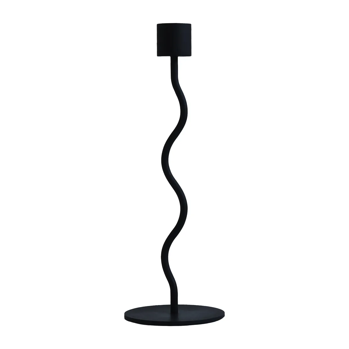Cooee Design Curved ljusstake 23 cm Black
