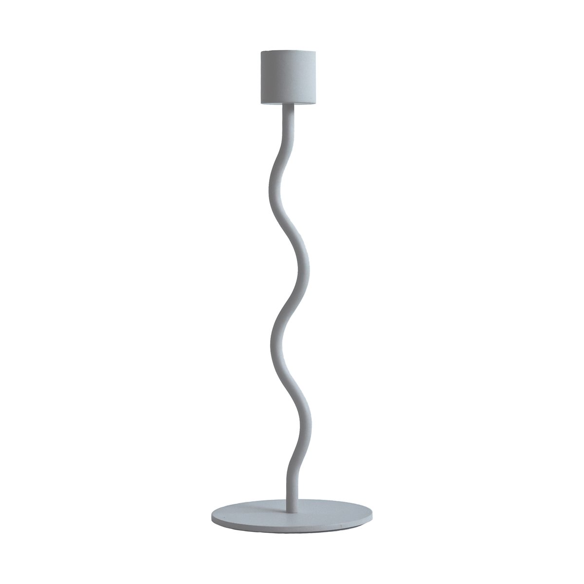 Cooee Design Curved ljusstake 23 cm Pale blue | Skandinavisk Design | Ljusstakar | Blå