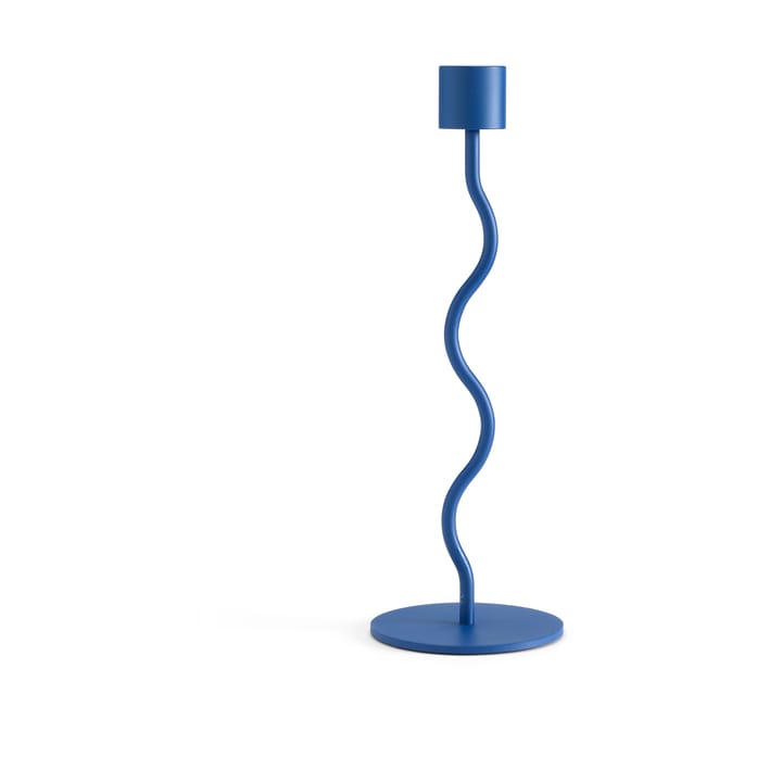 Curved ljusstake 23 cm - Royal blue - Cooee Design
