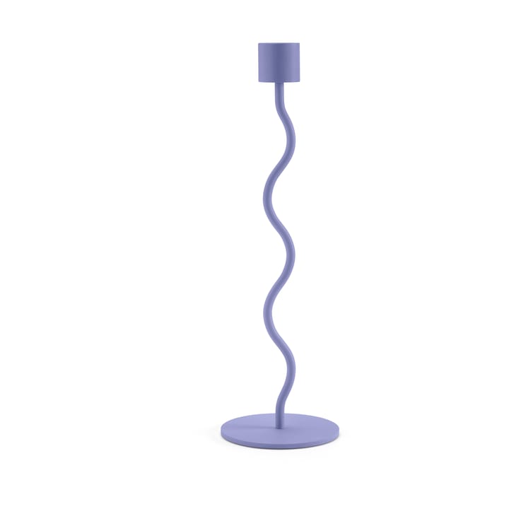 Curved ljusstake 26 cm - Mauve - Cooee Design