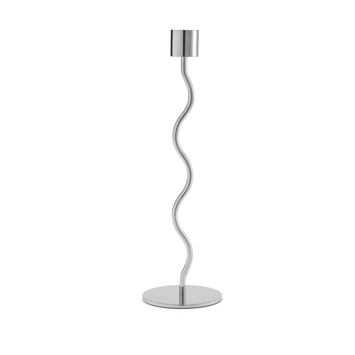 Curved ljusstake 26 cm - Stainless Steel - Cooee Design