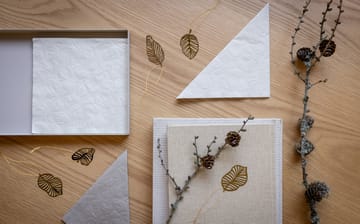Deco leaf hänge 4-pack - Mässing - Cooee Design