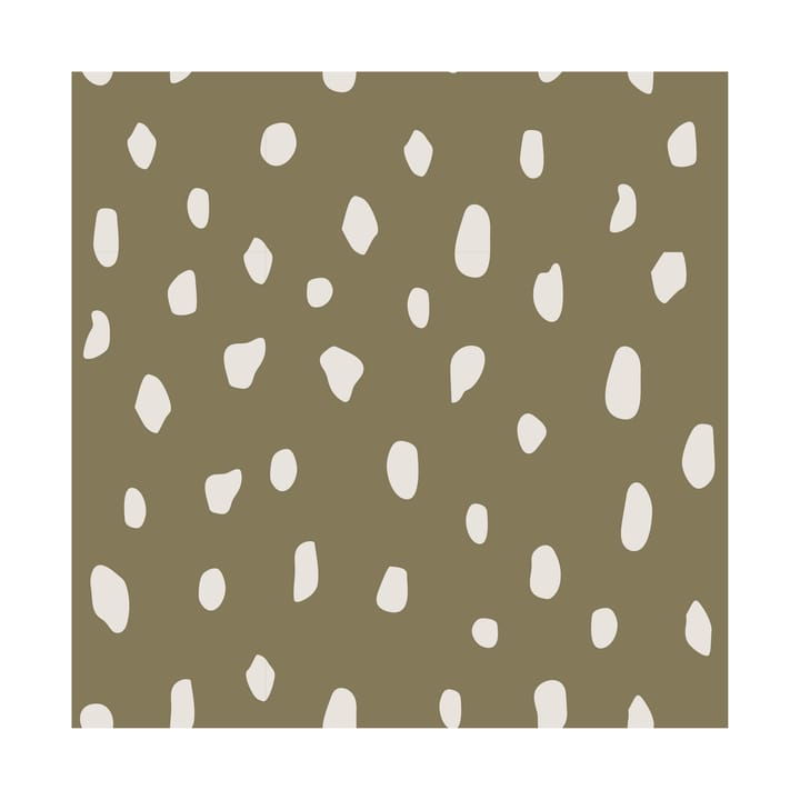 Dots servetter 33x33 cm 20-pack - Olive - Cooee Design
