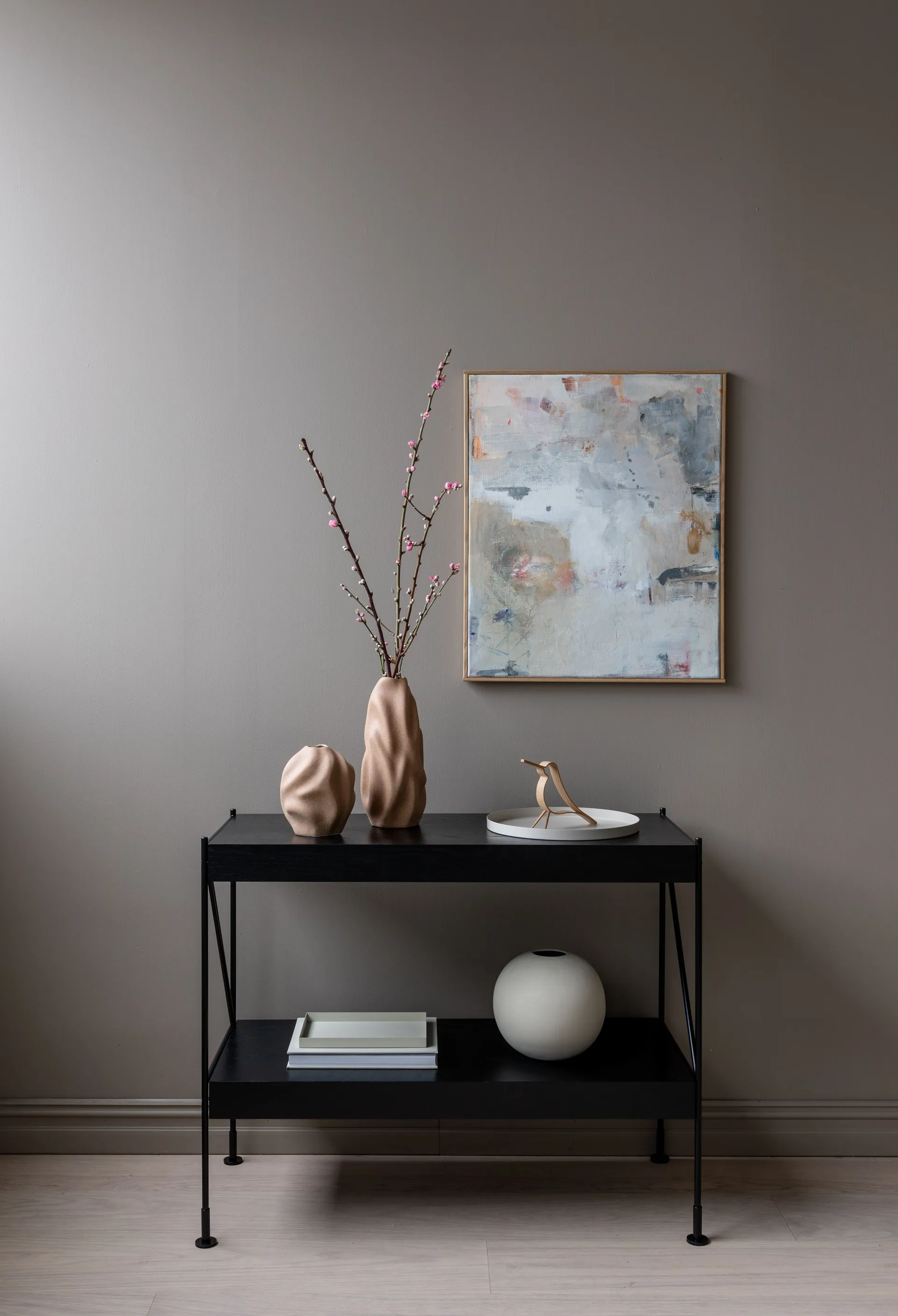 Drift vas 17 cm, Walnut Cooee Design