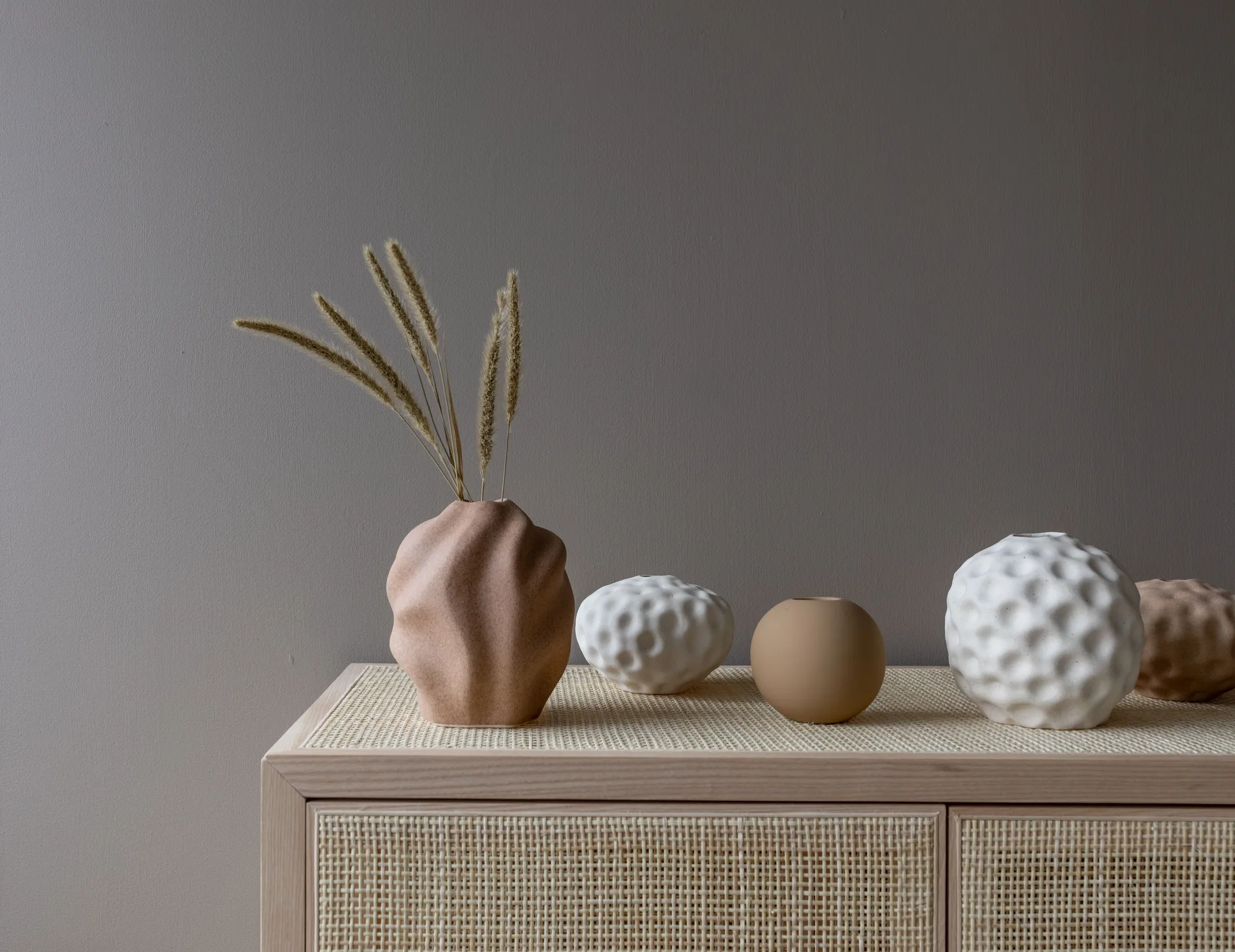 Drift vas 17 cm, Walnut Cooee Design