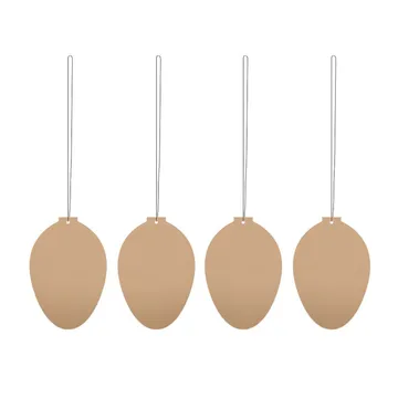 Easter Deco ägg påskdekoration 4-pack - Cafe au lait - Cooee Design
