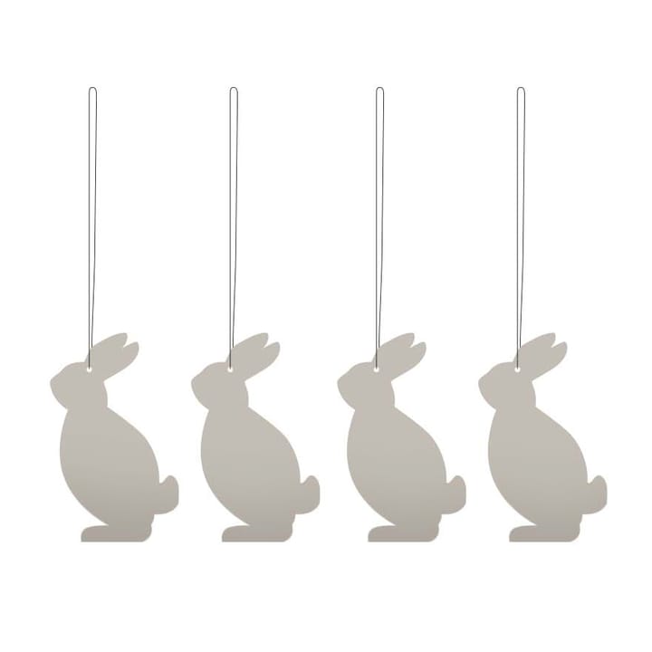 Easter Deco hare påskhänge 4-pack - Sand - Cooee Design