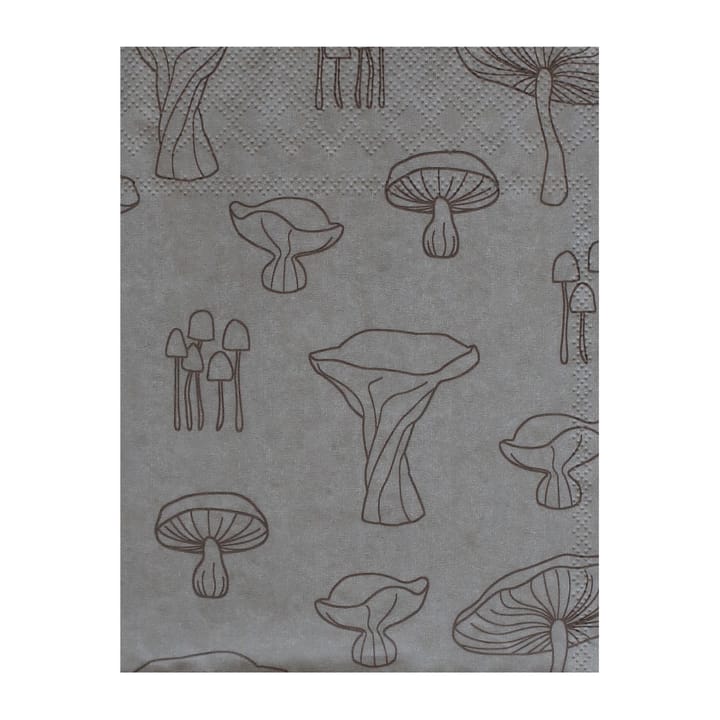 Fungi servett 16x16 cm 20-pack - Sand-hazelnut - Cooee Design