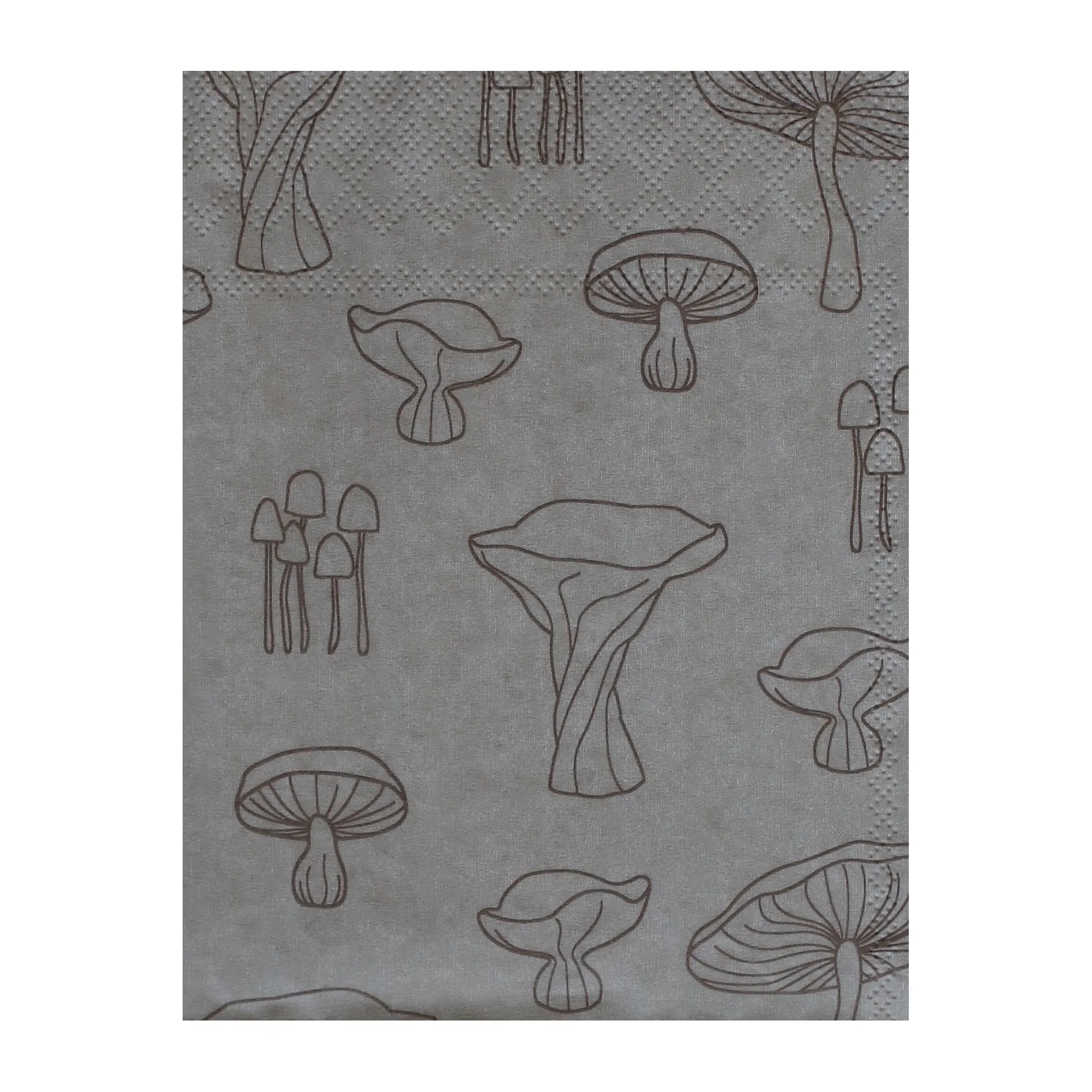 Fungi servett 33x33 cm 20-pack, Sand-hazelnut Cooee Design