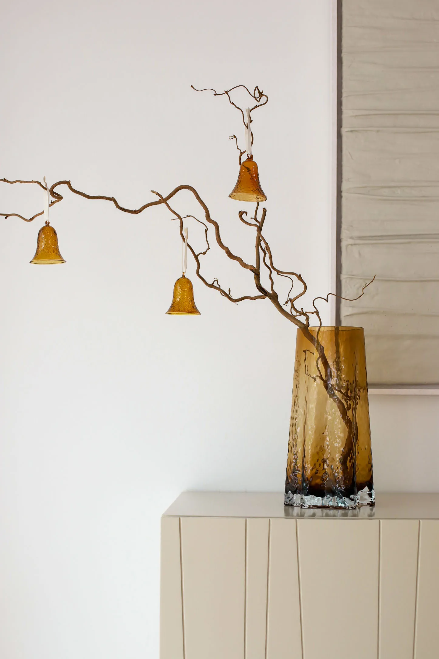 Gry bell klocka 8 cm, Cognac Cooee Design