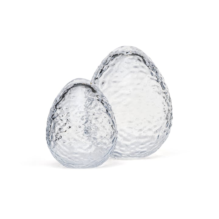 Gry stående ägg 12 cm - Clear - Cooee Design