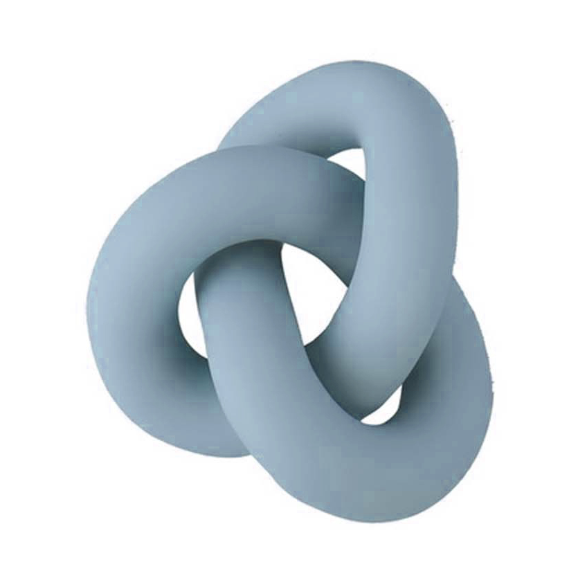 Cooee Design Knot Table small dekoration Pale blue | Skandinavisk Design | Dekorationsdetaljer | Blå