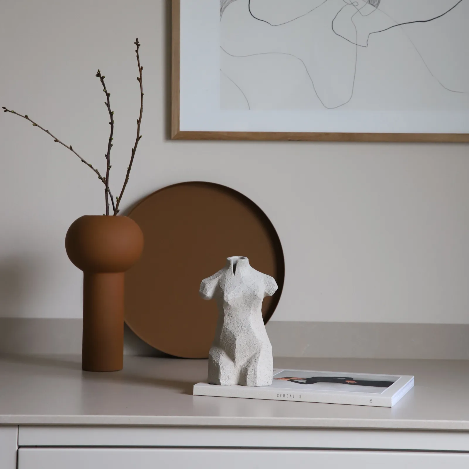 Cooee Design Leahスカルプチャーlimestone Leah sculpture - Cooee Design → NordicNest.se