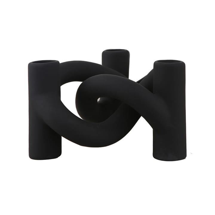 Lykke Three ljusstake - Black - Cooee Design