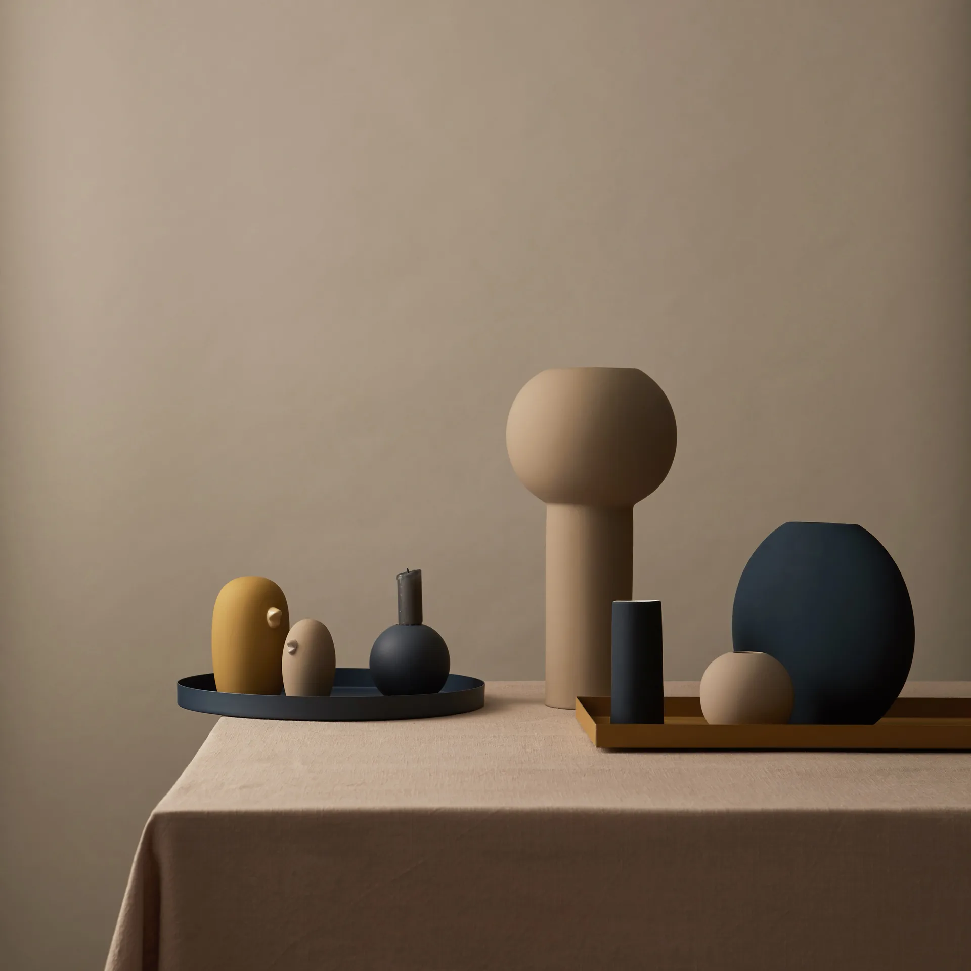 Pastille vas 20 cm, Midnight blue Cooee Design