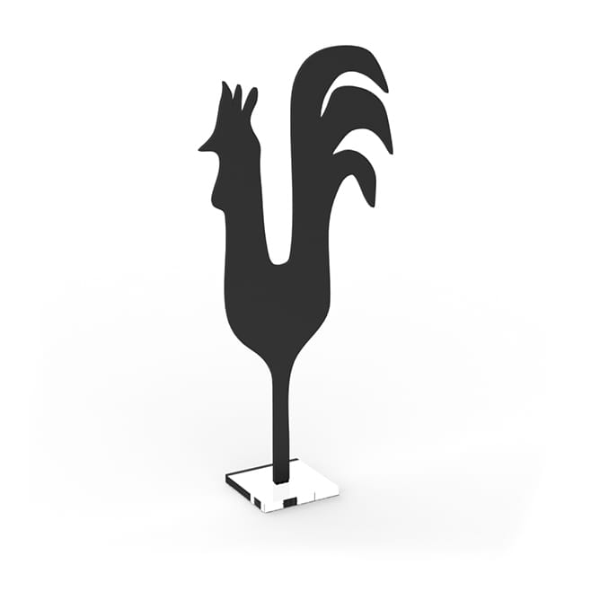 Rooster påskdekoration 36 cm - Black - Cooee Design