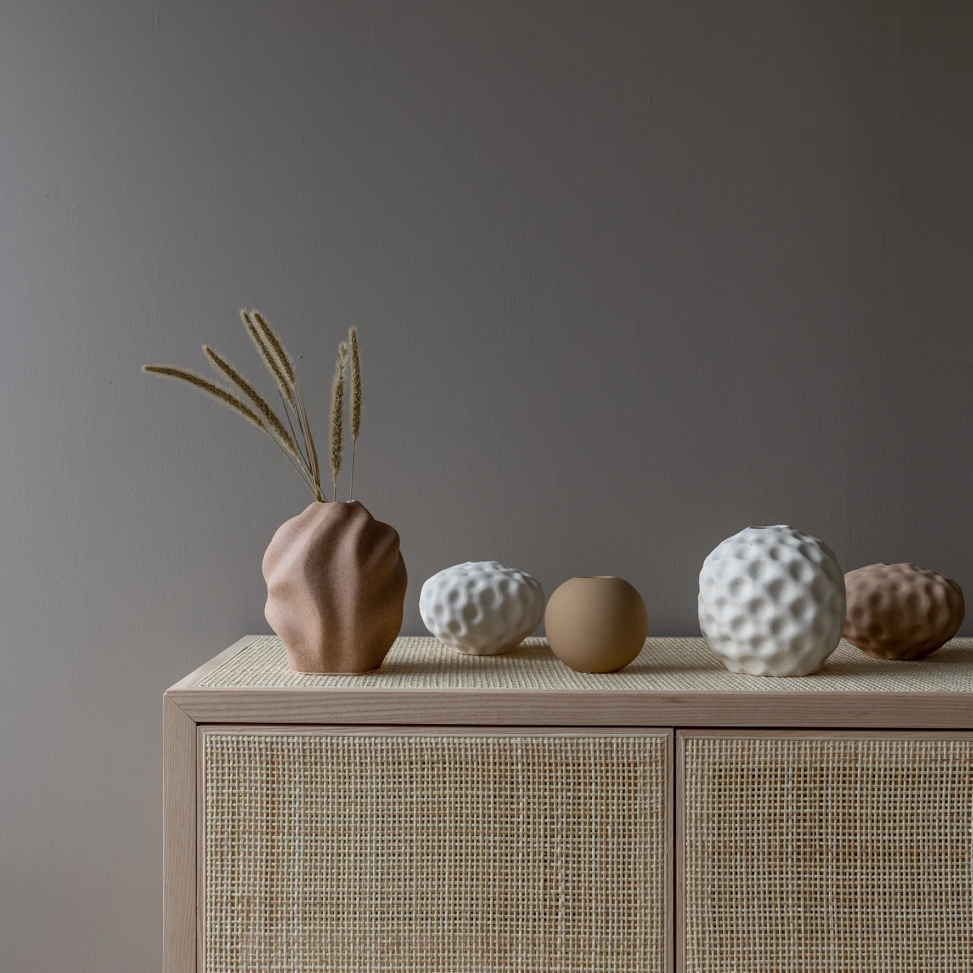 Seedpod vas 10 cm, Vanilla Cooee Design