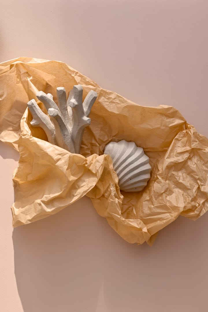 The Clam Shell skulptur 13 cm - Limestone - Cooee Design