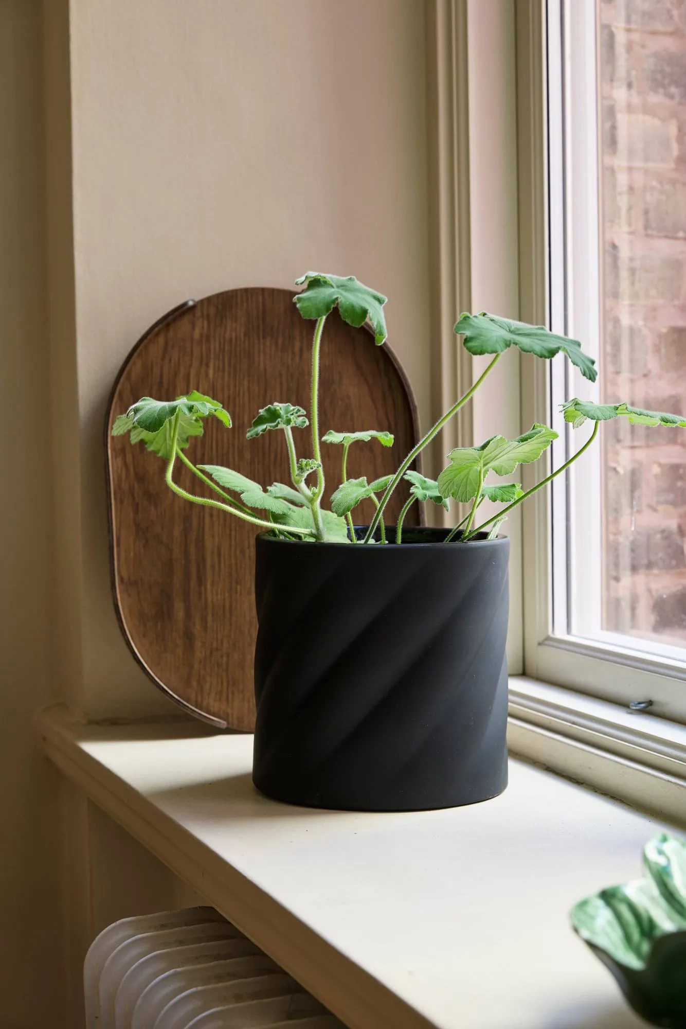 Twist blomkruka, Black, medium Ø19 cm Cooee Design