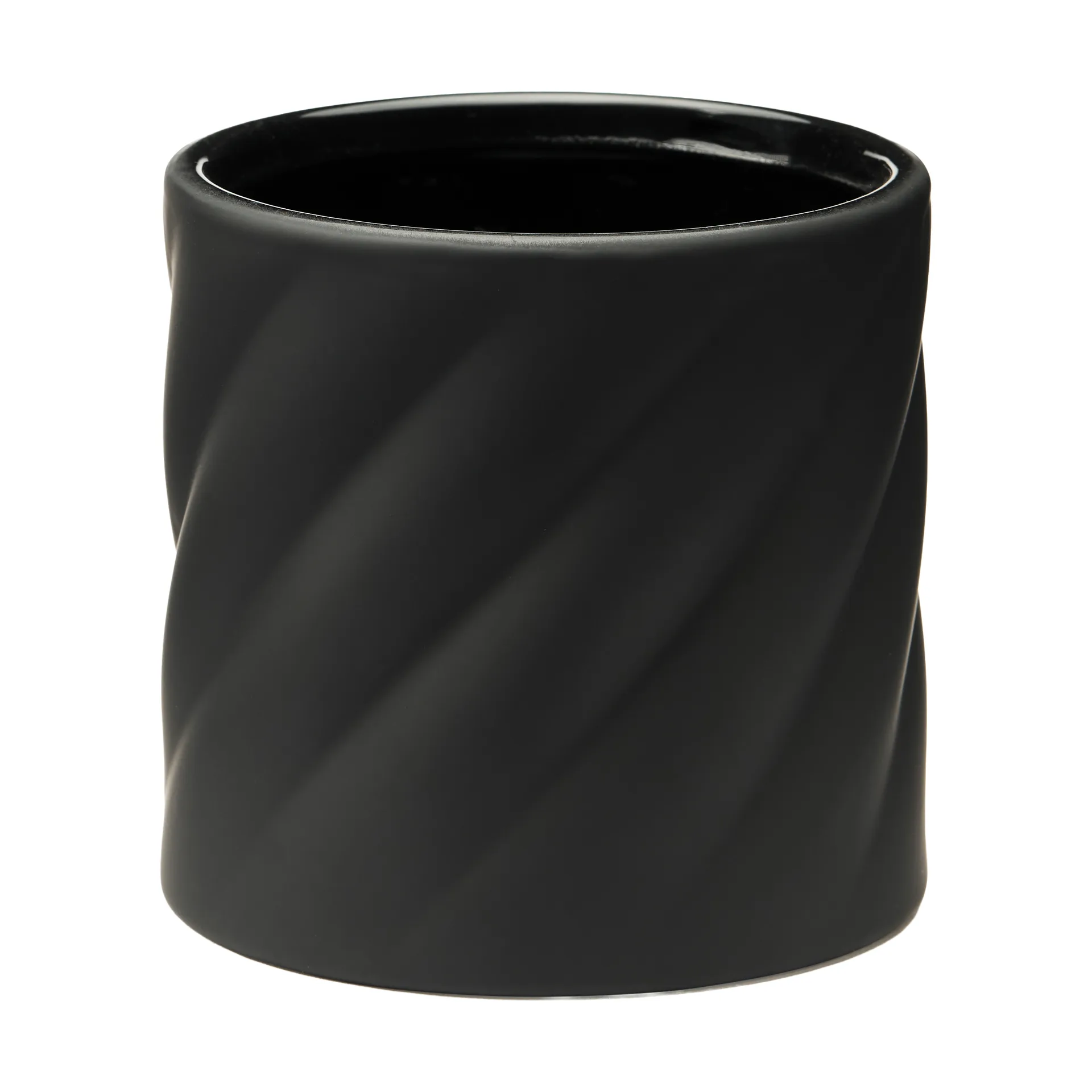 Twist blomkruka, Black, small Ø12 cm Cooee Design