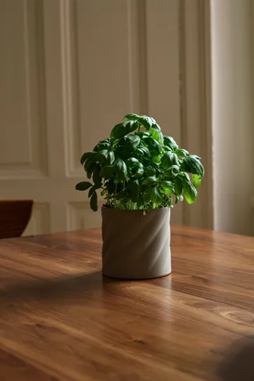 Twist blomkruka - Sand, small Ø12 cm - Cooee Design