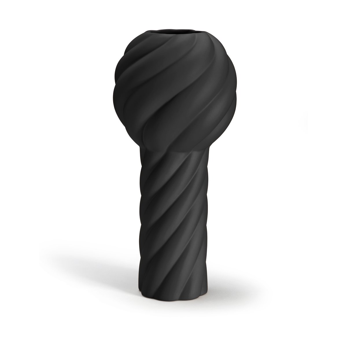 Cooee Design Twist pillar vas 34 cm Black | Skandinavisk Design | Vaser | Svart
