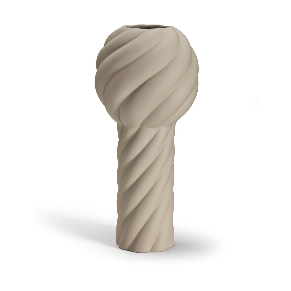 Cooee Design Twist pillar vas 34 cm Sand | Skandinavisk Design | Vaser | Beige