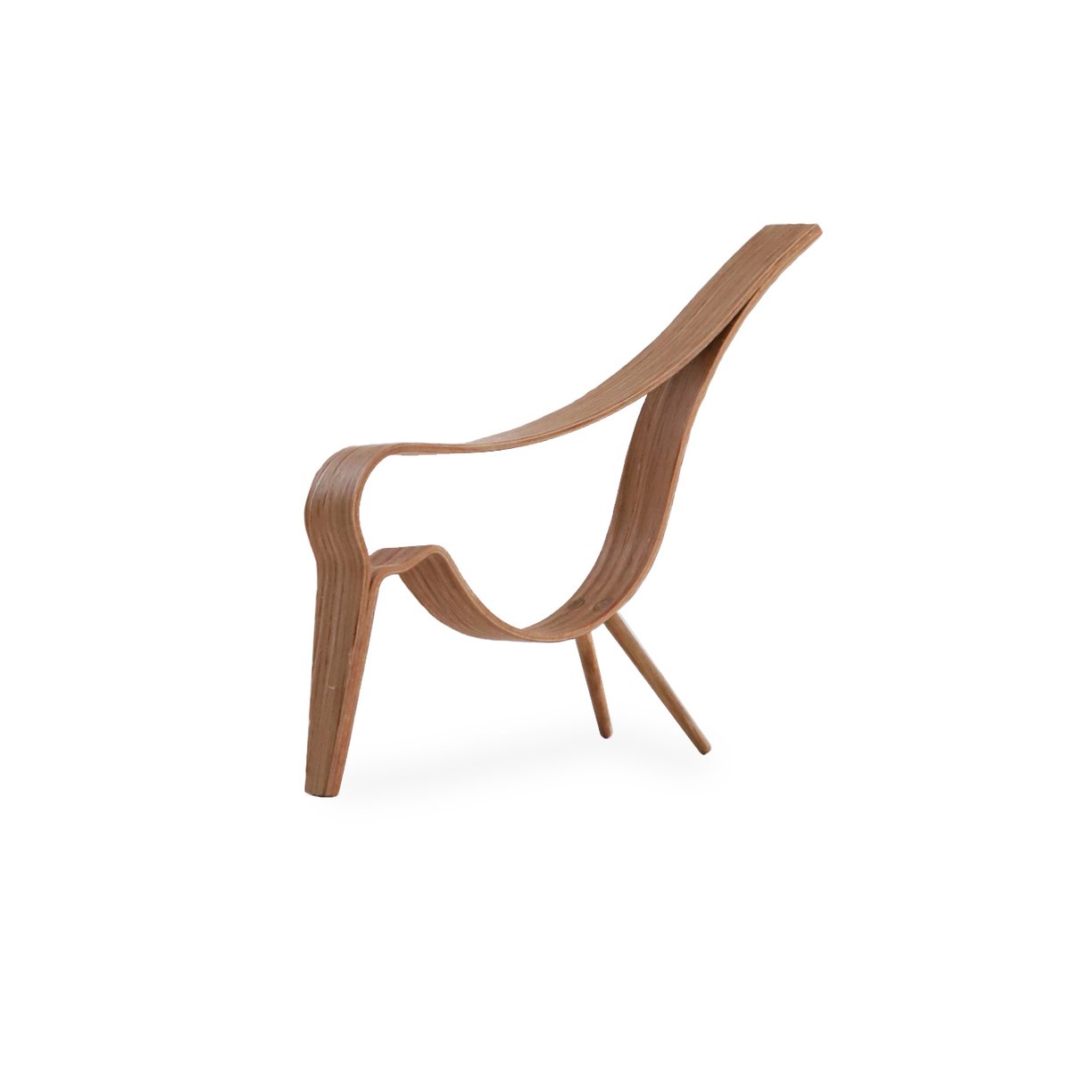 Cooee Design Woody Bird medium Ek | Skandinavisk Design | Skulpturer & Porslinsfigurer | Brun