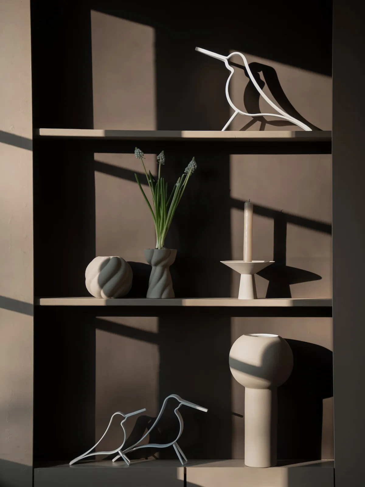 Woody Bird medium, White Cooee Design