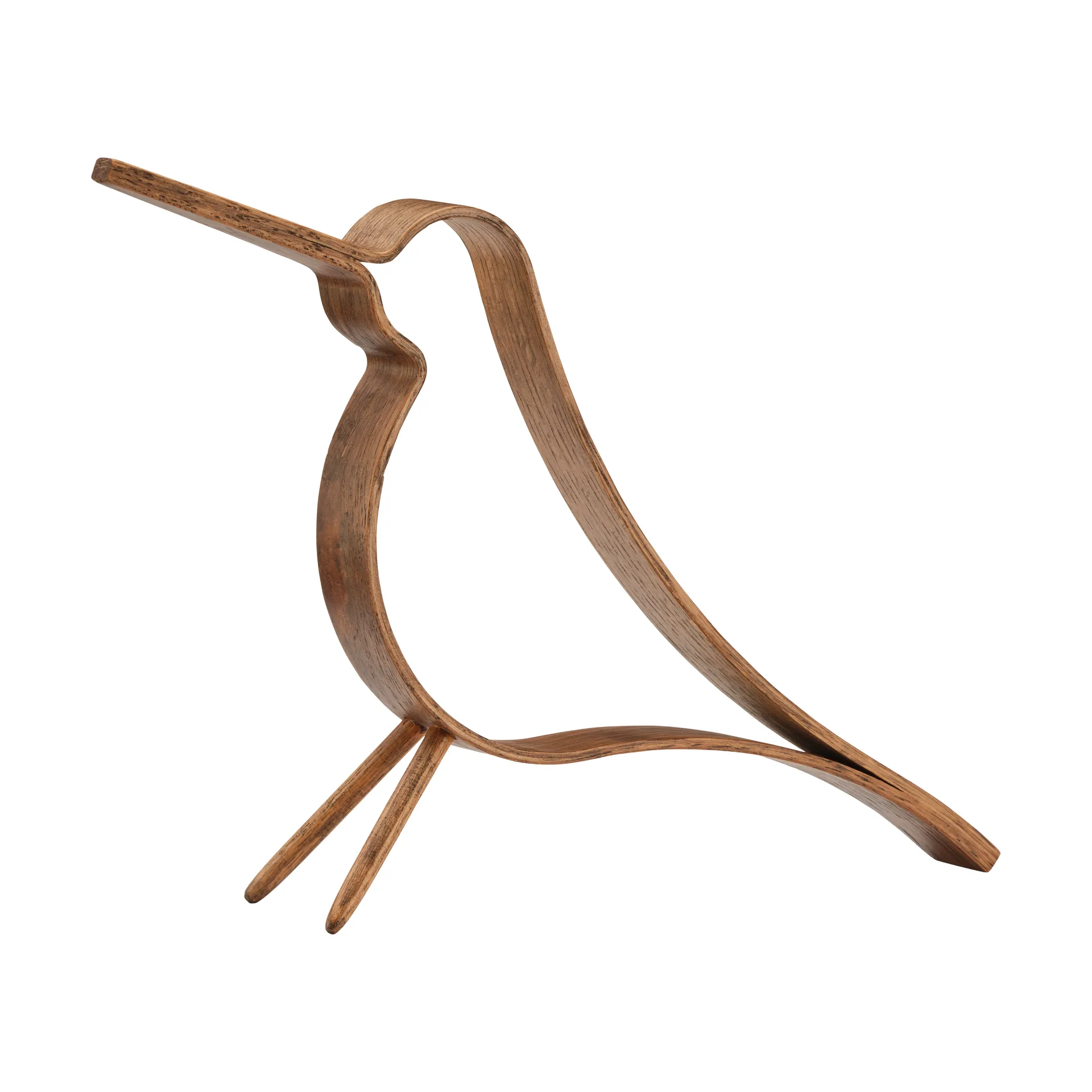 Woody Bird stor, Mörkbetsad ek Cooee Design