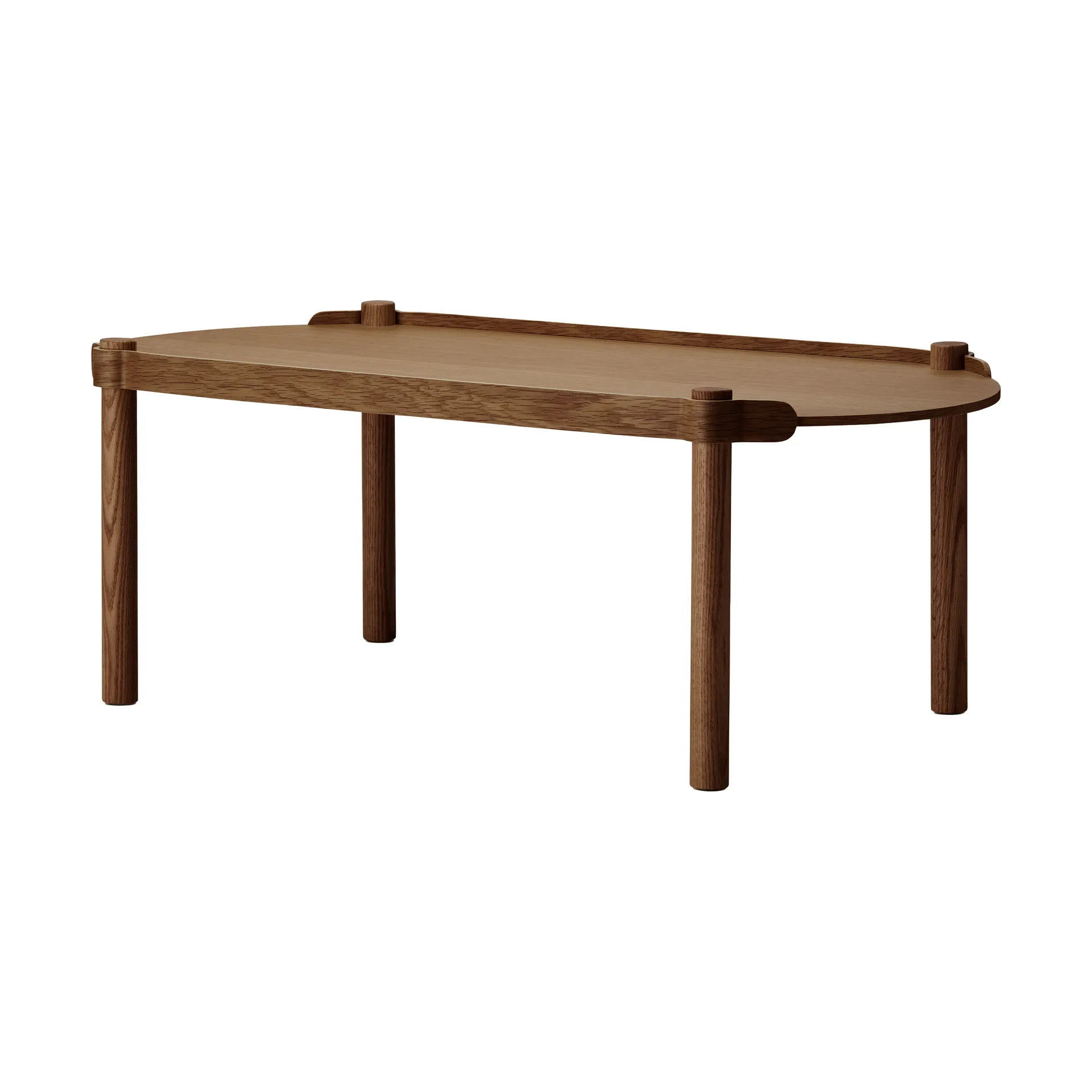 Cooee Design Woody bord 50x105 cm Mörkbetsad ek | Skandinavisk Design | Soffbord | Brun