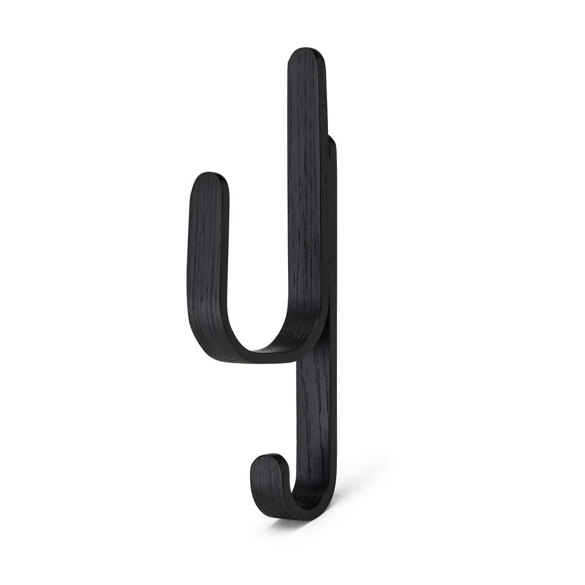 Cooee Design Woody krok One Black stained oak | Skandinavisk Design | Krokar & Hängare | Svart