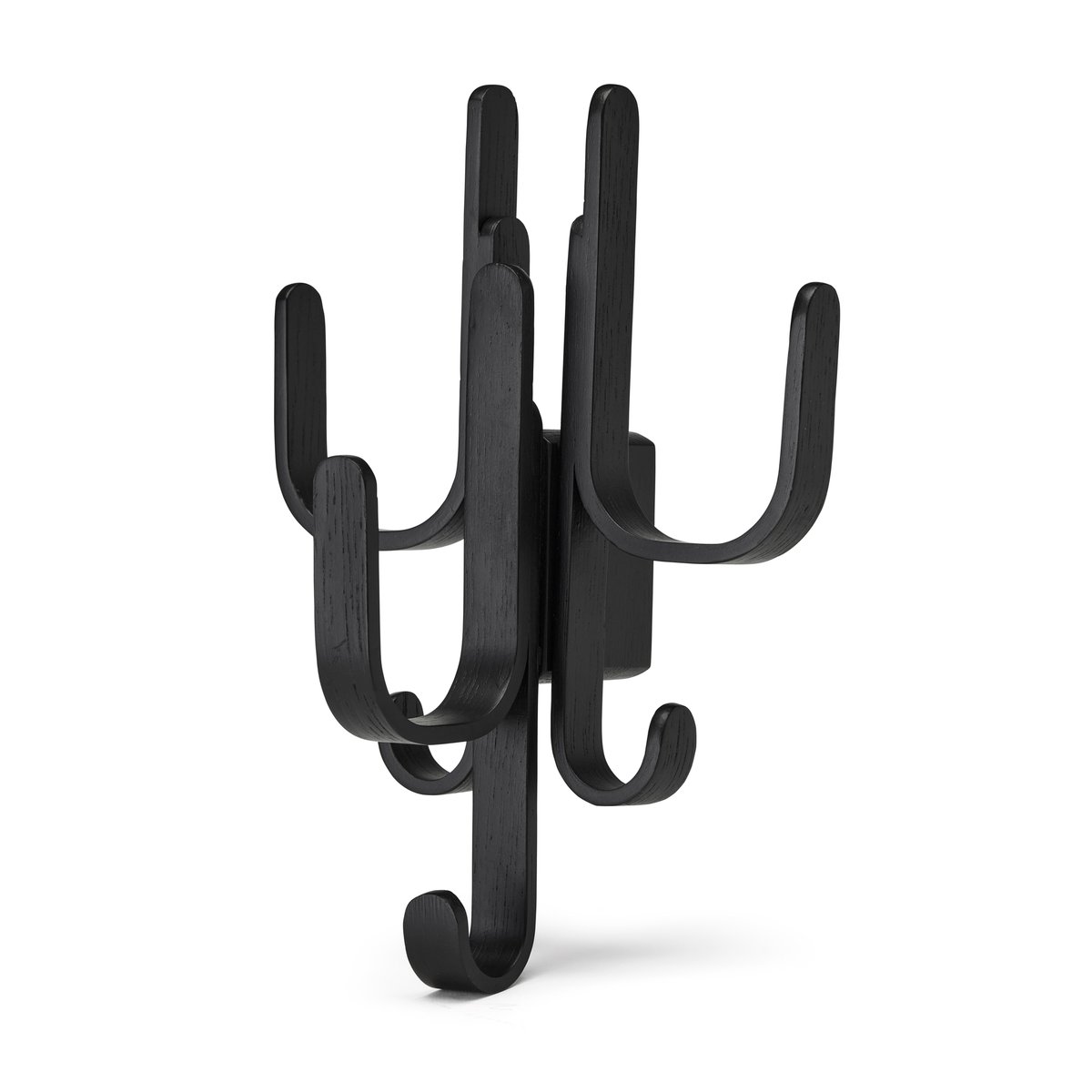 Cooee Design Woody krok Three Black stained oak | Skandinavisk Design | Krokar & Hängare | Svart