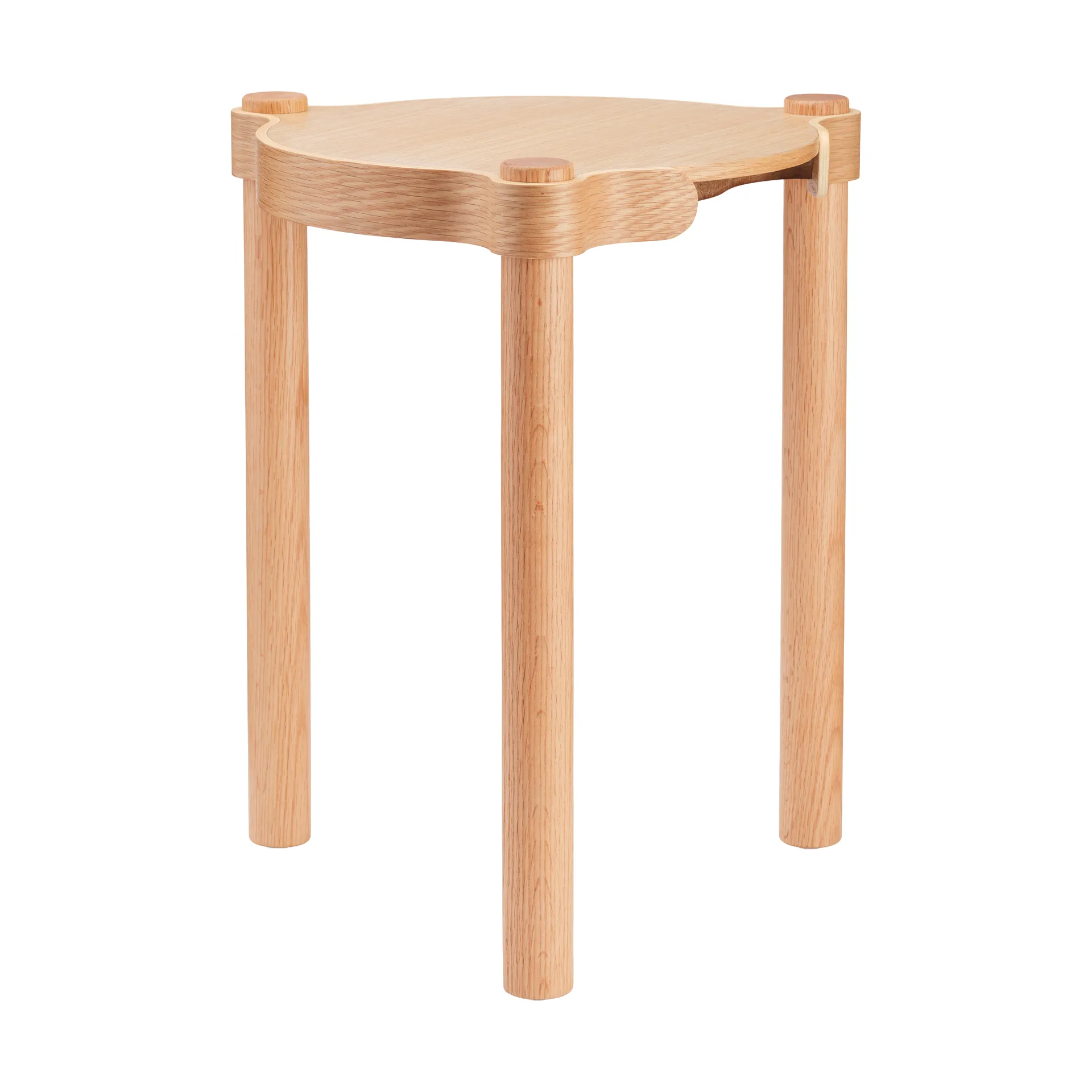 Woody rund pall, Ek, Ø38x46 cm Cooee Design
