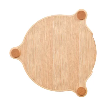 Woody rund pall - Ek, Ø38x46 cm - Cooee Design