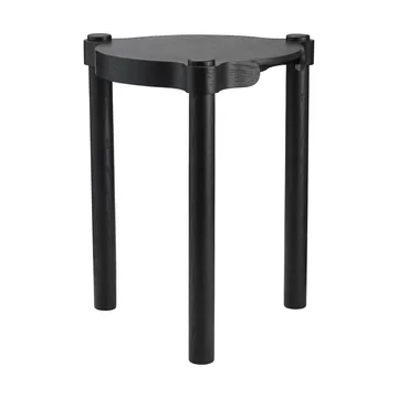 Woody rund pall - Svartbetsad ek, Ø38x46 cm - Cooee Design