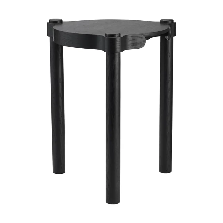 Woody rund pall - Svartbetsad ek, Ø38x46 cm - Cooee Design