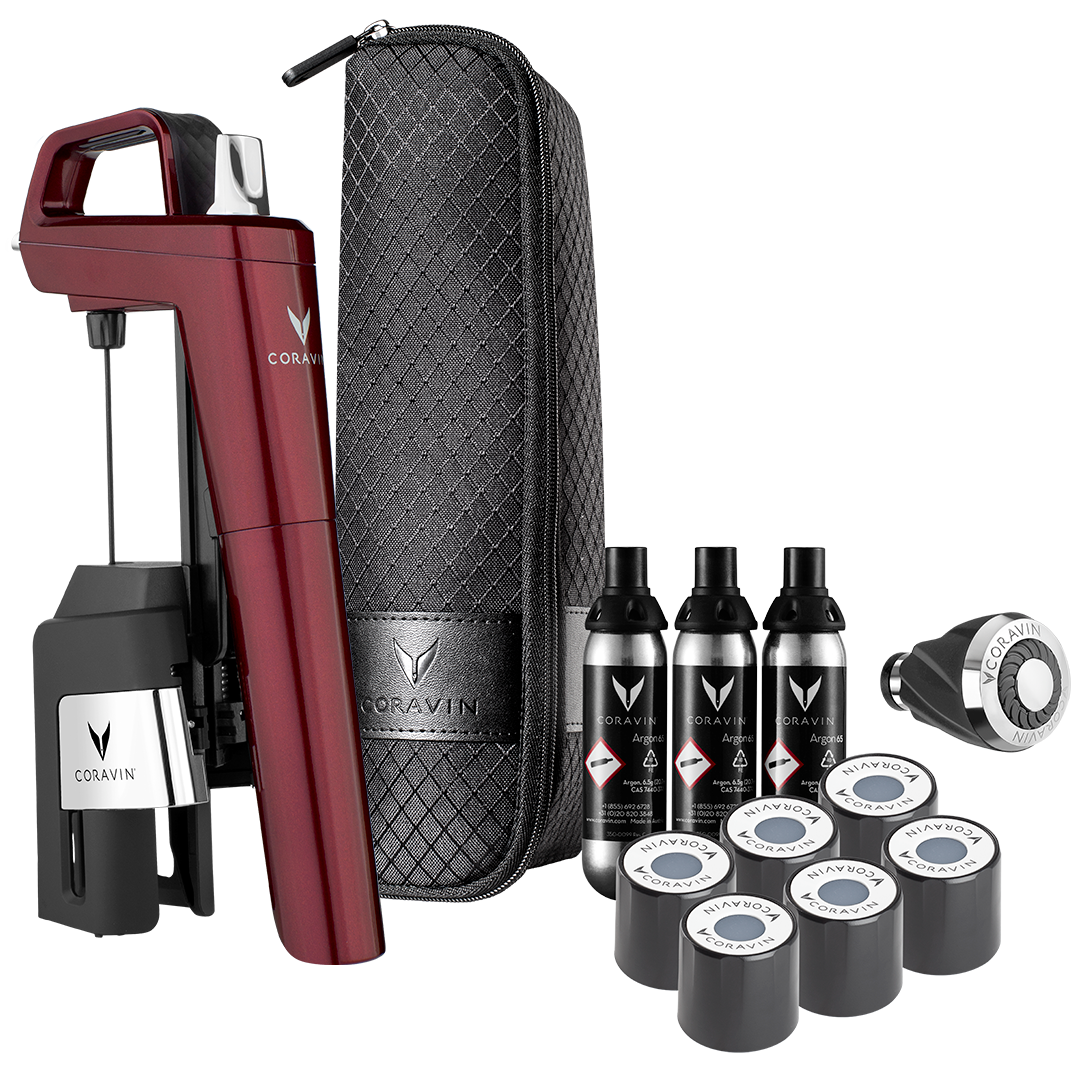 CORAVIN Timeless Six Vinsystem Burgundy | Skandinavisk Design | Vin- & bartillbehör | Röd