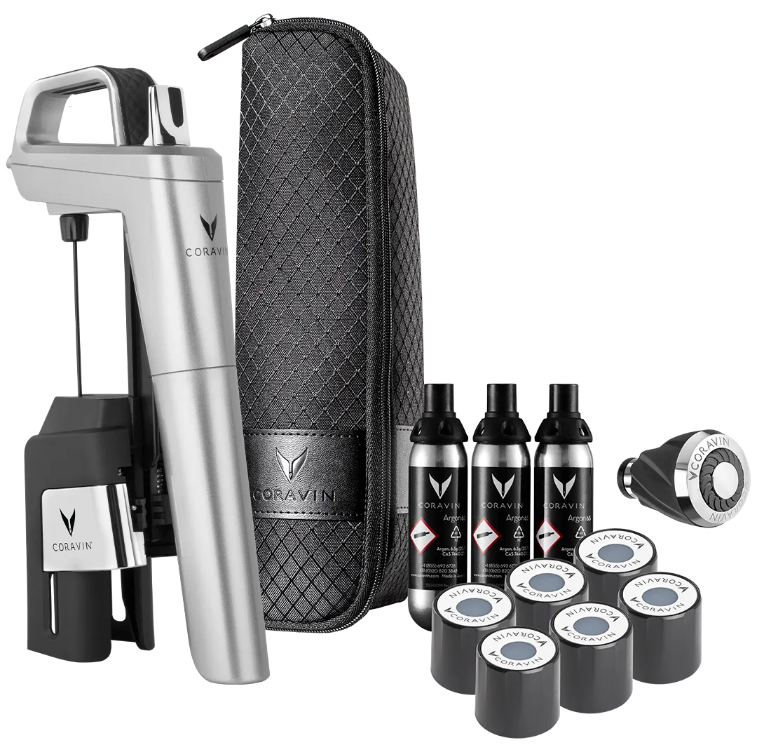 CORAVIN™ Timeless Six+ Vinsystem, Silver Coravin