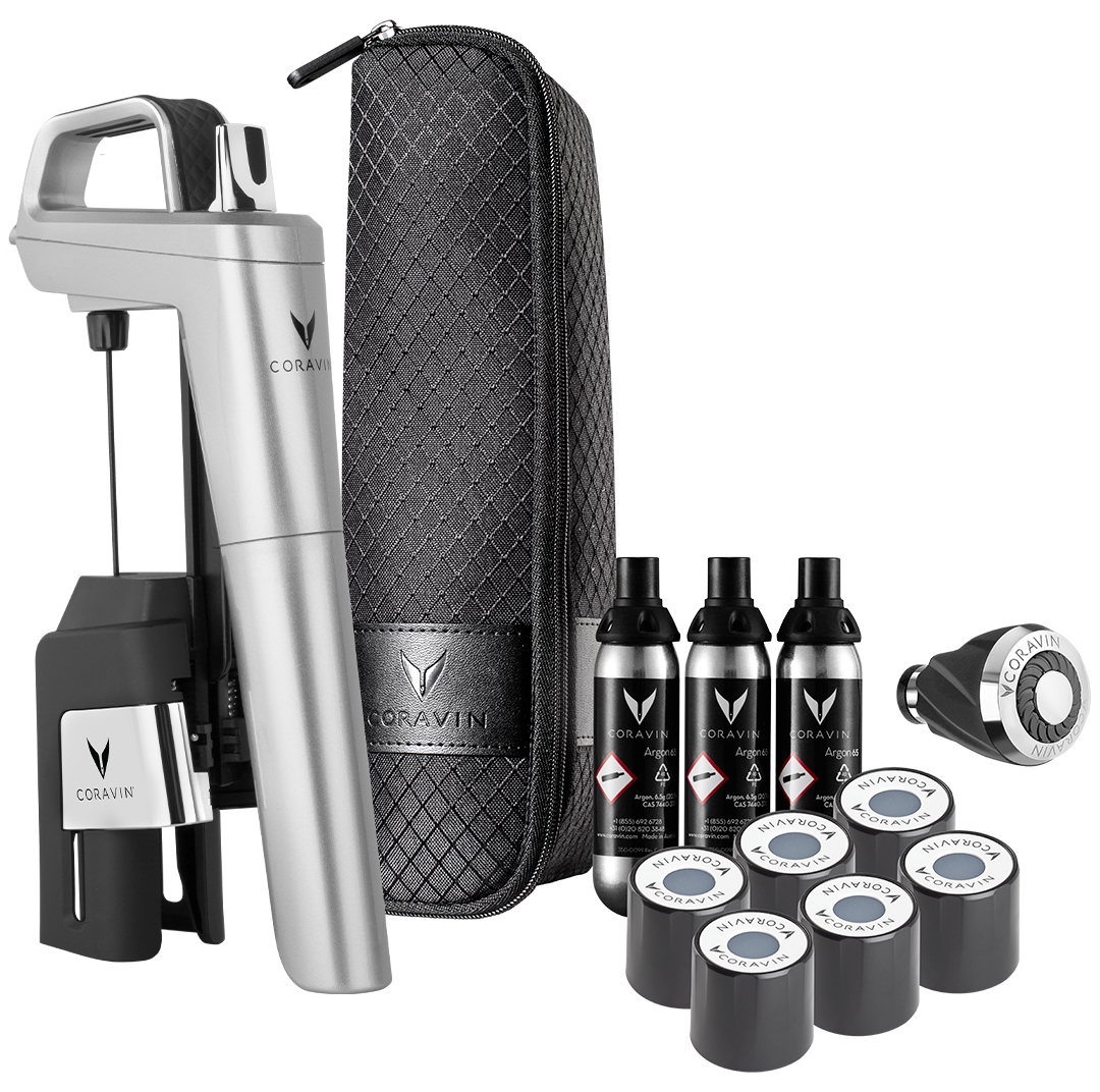 CORAVIN Timeless Six+ Vinsystem Silver | Skandinavisk Design | Vin- & bartillbehör | Silverfärgad