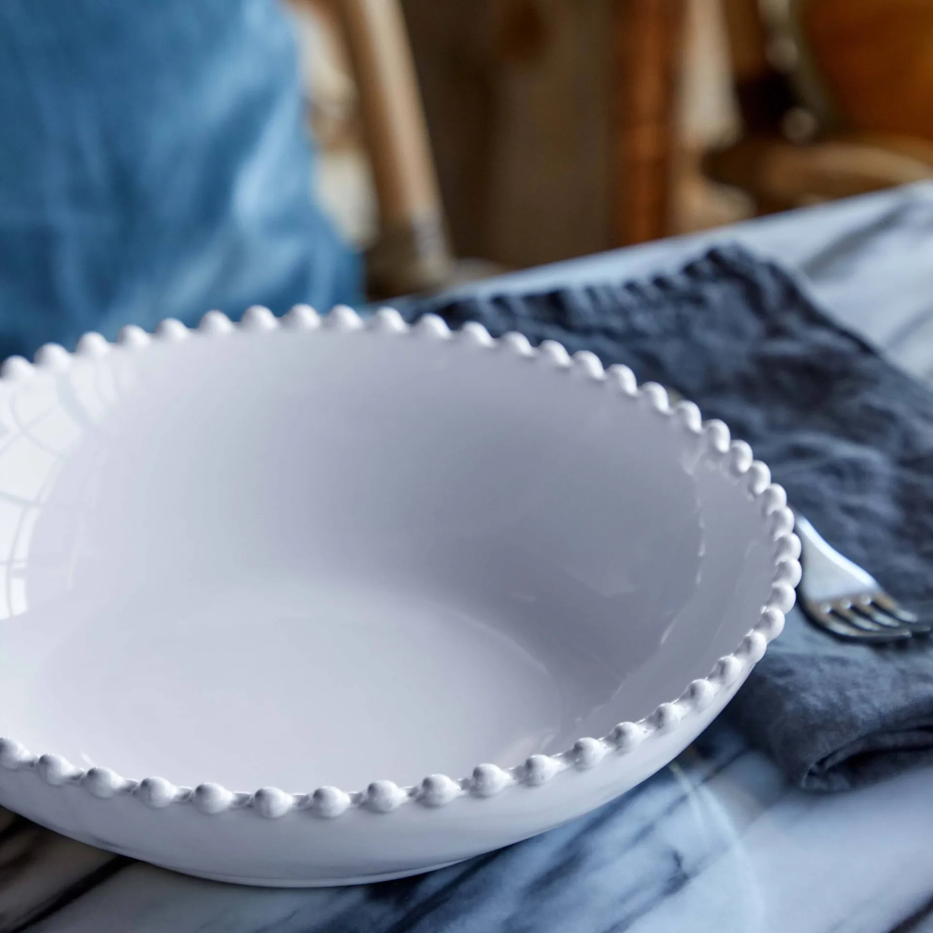 Pearl pastaskål, Vit, Ø24 cm Costa Nova