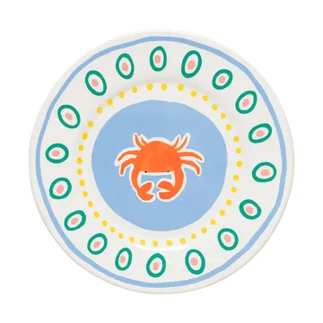 Summer Bliss assiett - Crab, Ø22 cm - Costa Nova