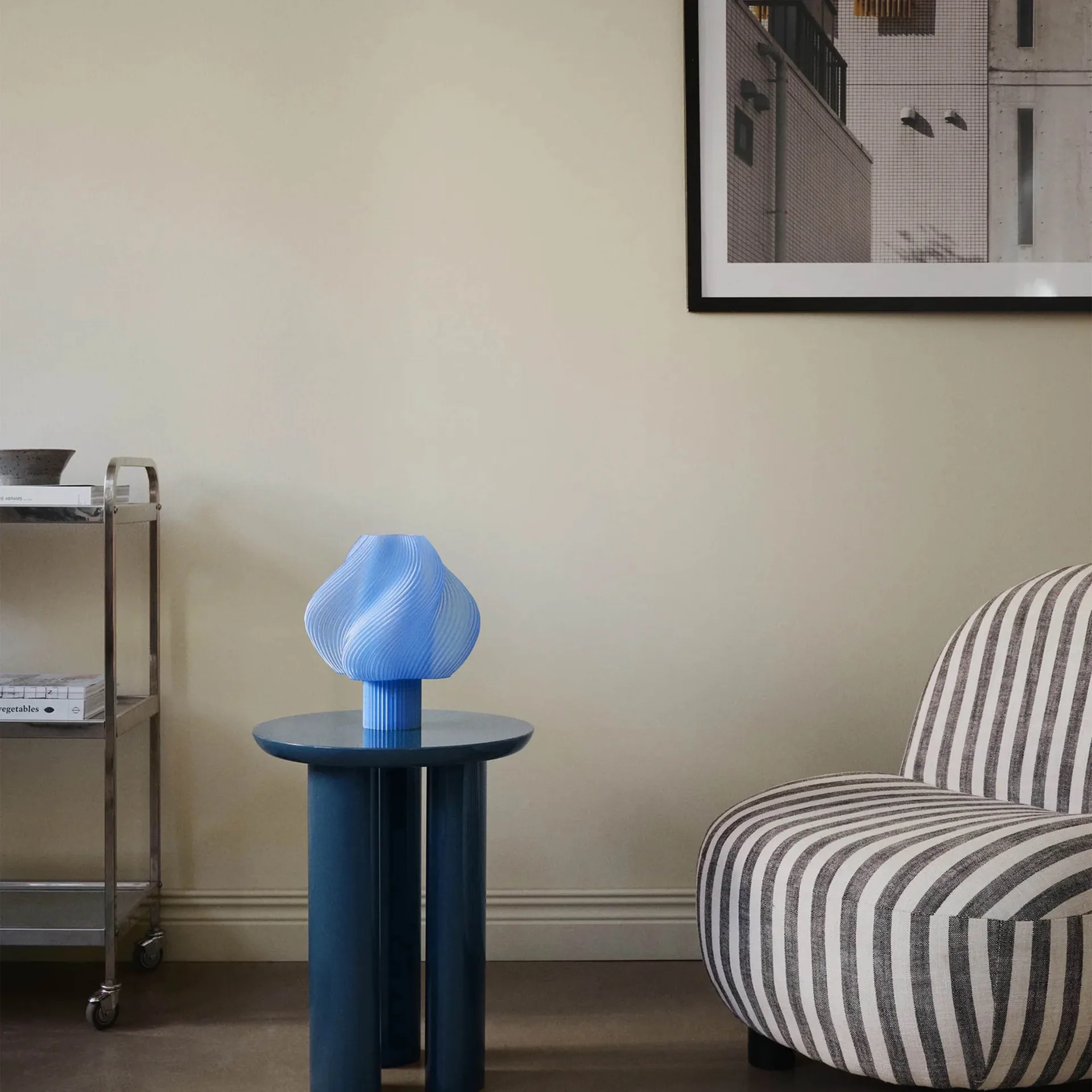 Soft Serve bordslampa, Blueberry sorbet, Regular, 26 cm Crème Atelier