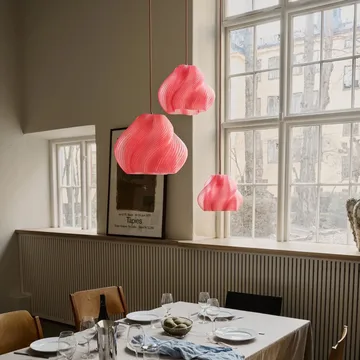 Soft Serve pendel - Peach sorbet-brass, 02, 25 cm - Crème Atelier