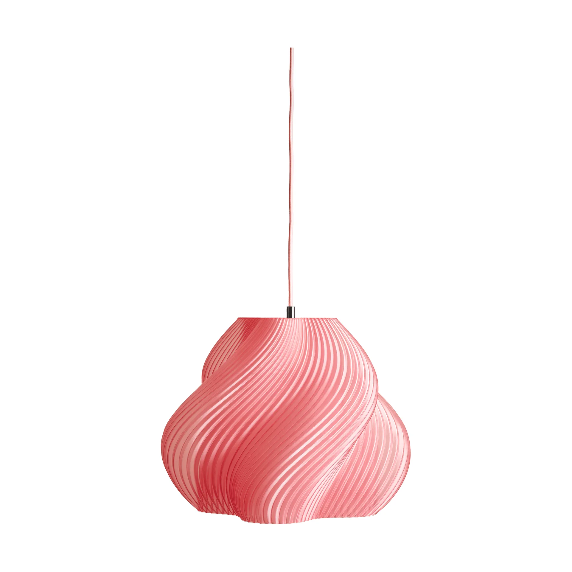 Soft Serve pendel, Peach sorbet-chrome, 03, 30 cm Crème Atelier