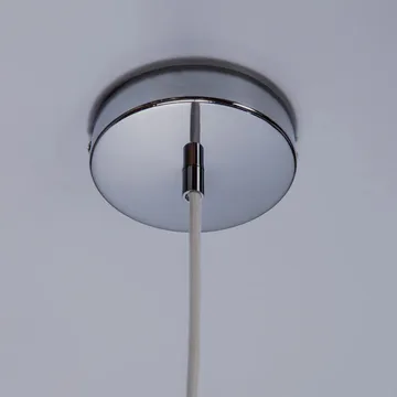 Soft Serve pendel - White-chrome, 02, 25 cm - Crème Atelier