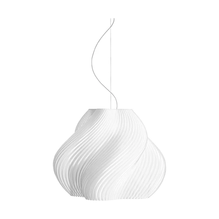 Soft Serve pendel - White-chrome, Mega, 60 cm - Crème Atelier