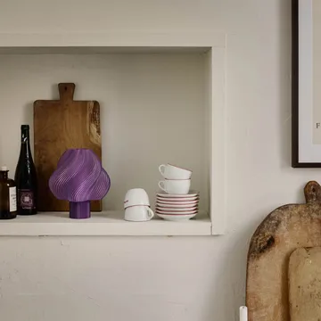 Soft Serve portabel bordslampa - Lavender sorbet, 23 cm - Crème Atelier